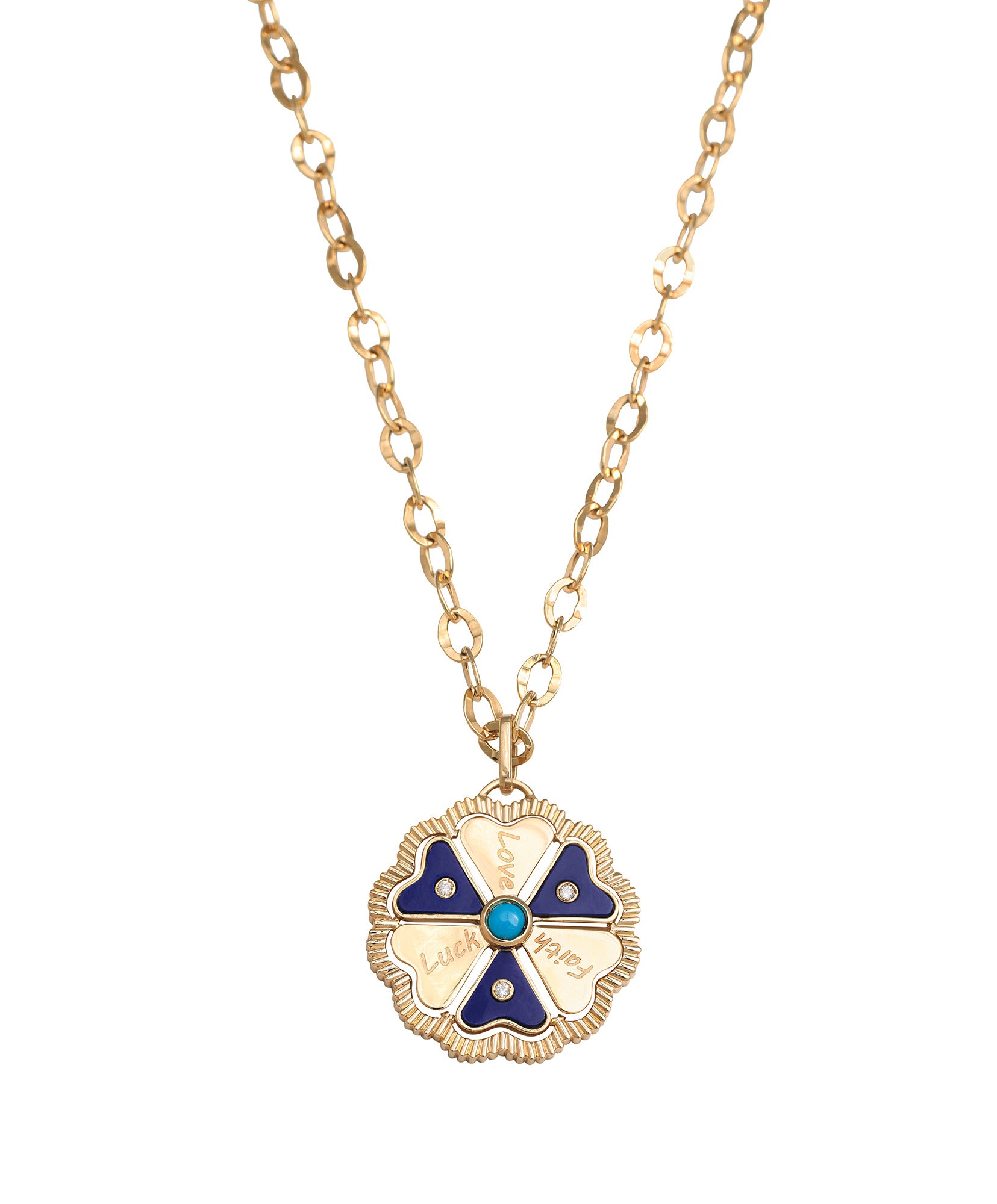 J by boghossian, gold, necklace, white diamond, lapis lazuli, turquoise