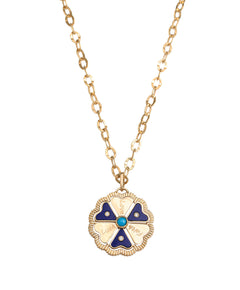 J by boghossian, gold, necklace, white diamond, lapis lazuli, turquoise