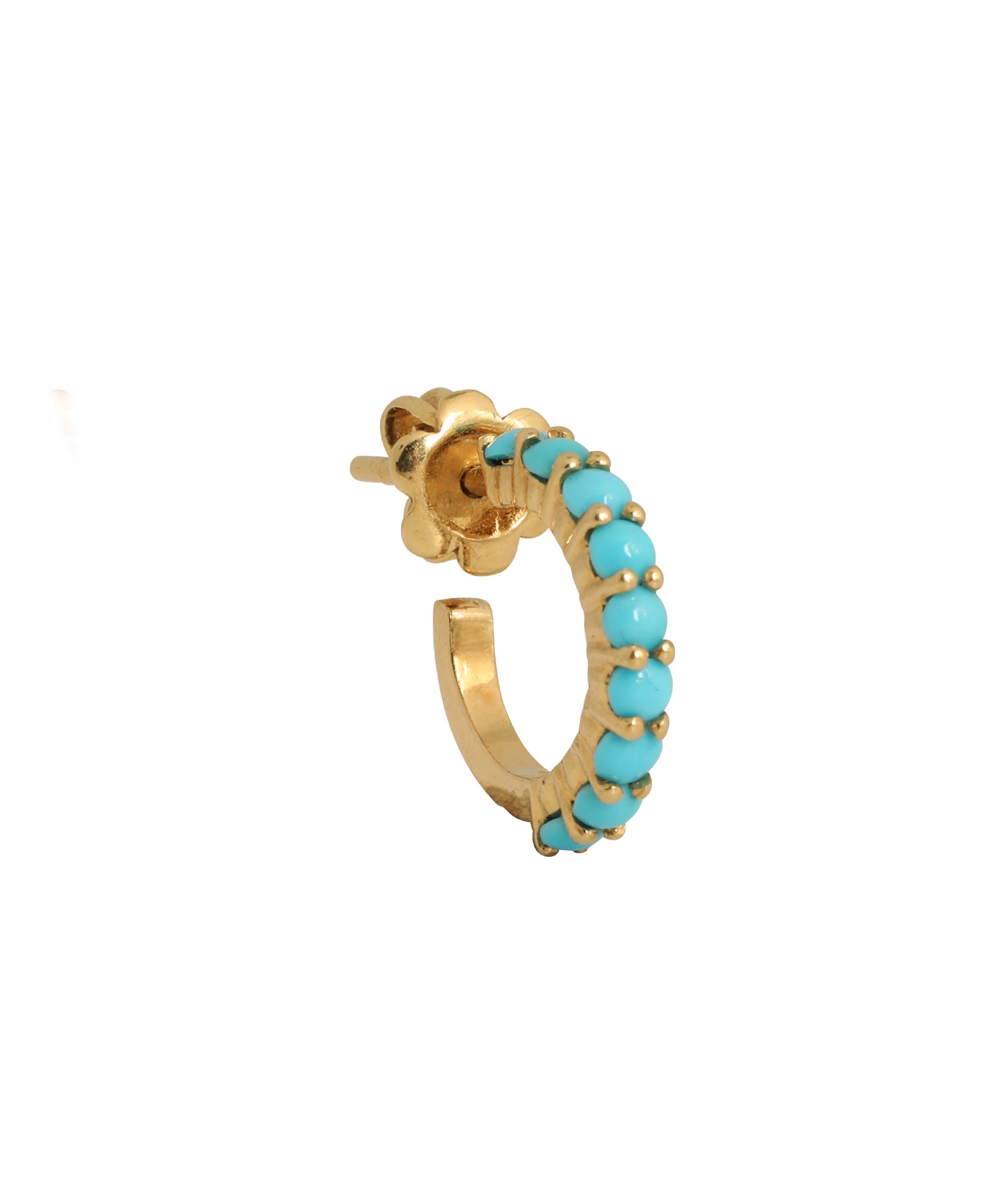 J by boghossian, gold, earring, hoop, turquoise